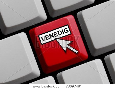 Computer Keyboard Italian City Venedig in german language