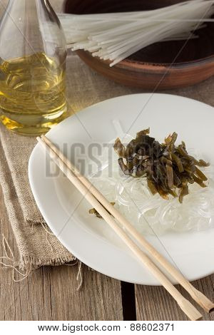 Glass Noodles With Laminaria
