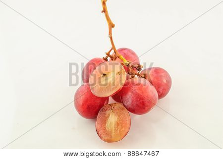 Red Grape Isolated