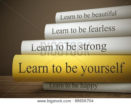 Book Title Of Learn To Be Yourself