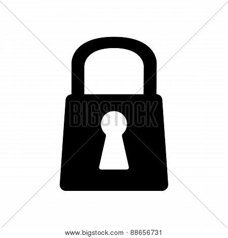 The Lock Icon. Lock Symbol. Flat