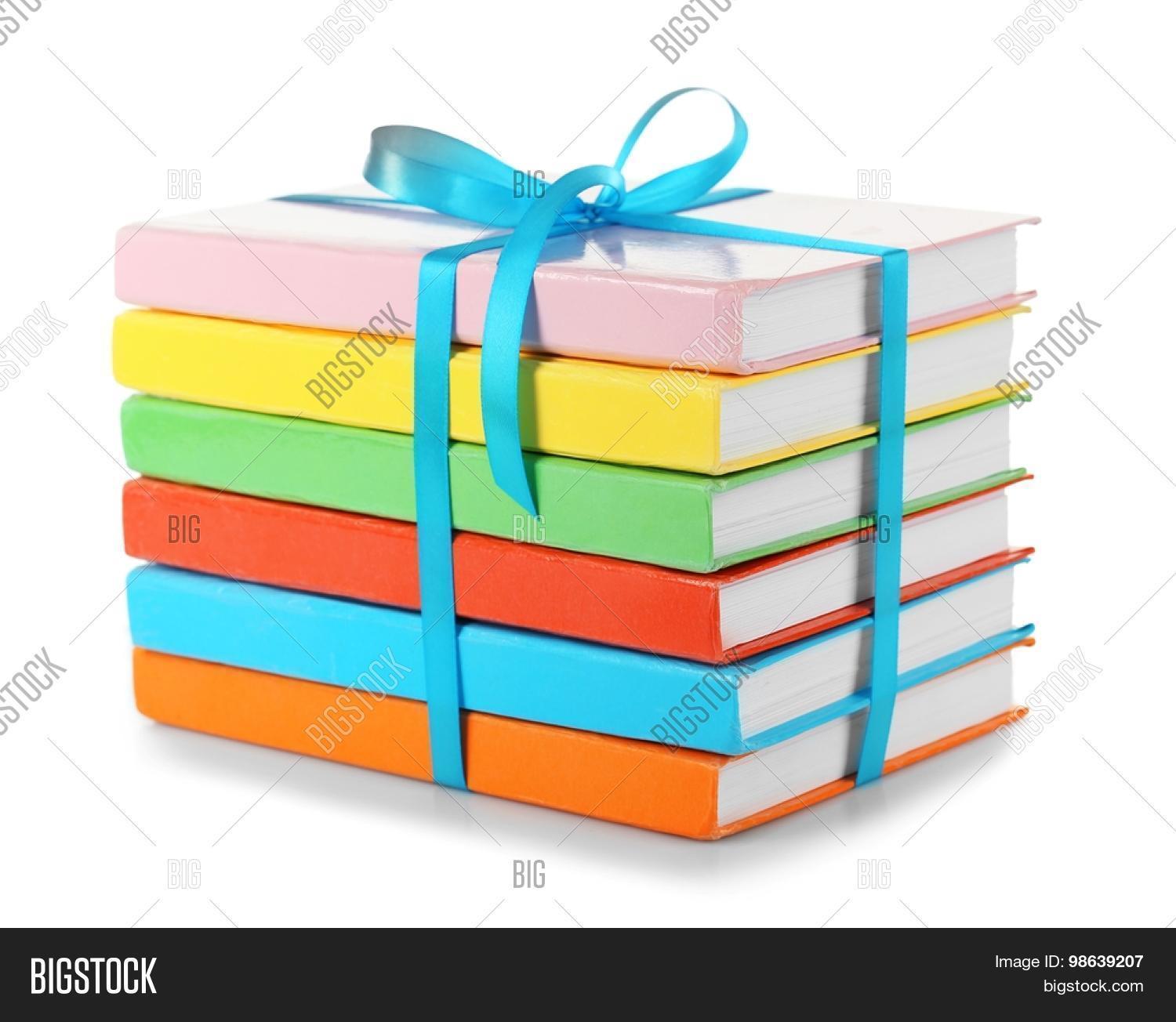 Stack Books Ribbon Image & Photo (Free Trial) Bigstock