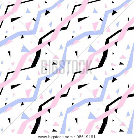 Bright Seamless geometric background.