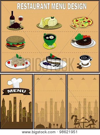 Restaurant menu design