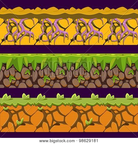 Textures for platform game