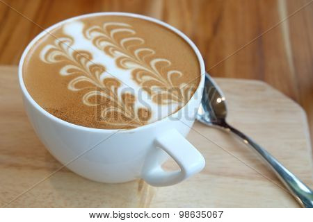 A Cup Of Caffe Latte Art
