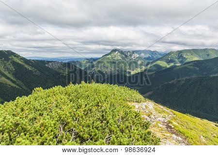Western Tatra Mountains Landscape In Poland
