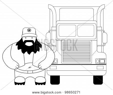 Fat cargo driver. Contour