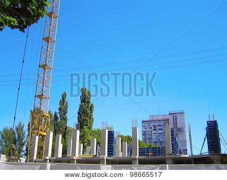 Construction of a new high-rise complex