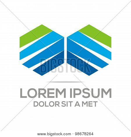 Logo abstract element icon vector