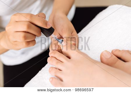 Applying Nail Polish