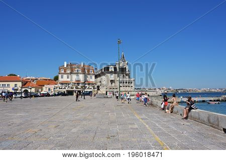 The Promenade In Cascais Portugal