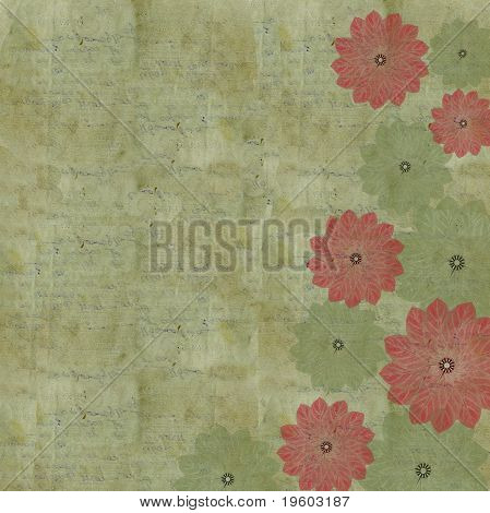 Schönen Hintergrund aus einer alten Papier mit Farben