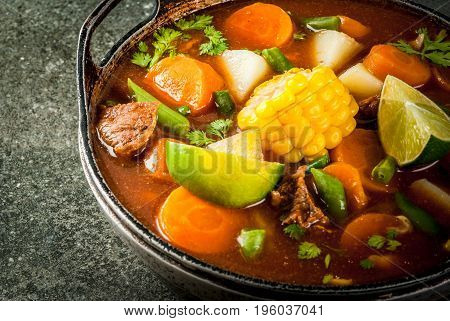 Vegetable Soup Mole De Olla
