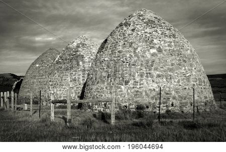 Charcoal Kilns near the ghost town of Piedmont Wyoming