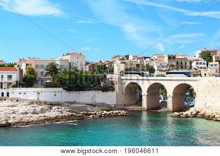 Vallon des auffes district of Marseille, France
