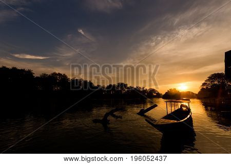 Golden Sunrise On Don Det