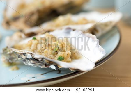 Garlic Grilled Oysters
