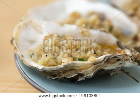 Garlic Grilled Oysters