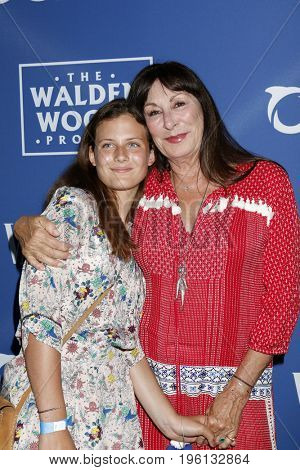 LOS ANGELES - July 17:  Stella Huston, Anjelica Huston at the Rock Under The Stars With Don Henley And Friends at a Private Residence on July 17, 2017 in Los Angeles, CA