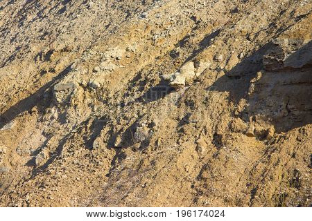 Mountain After A Mudflow