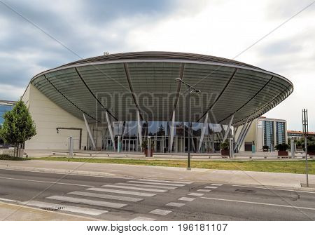 Rimini Italy - June 14 2017: Rimini Conference Center (Palacongressi di Rimini)