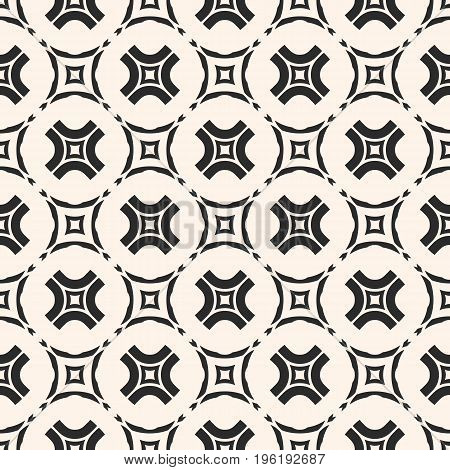 Ornamental pattern. Black and white ornamental geometric background. Stylish pattern in Arabian style. Traditional motif in modern digital rendition. Vector monochrome seamless texture. Carved shapes, repeat tiles. Traditional geometric pattern.