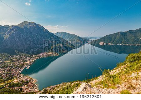 Beautiful Landscape With Risan Town