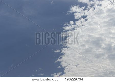 Blue Sky and white clouds ; Thailand
