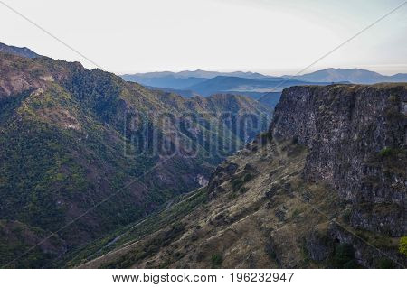 The Debed river canyon in Armenia, Europe