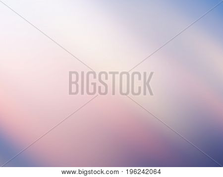 Abstract blurred background. Colorful texture gentle design of pale blue, pink, violet, white gradient light rays. Nice elegant dreamy image for wallpapers