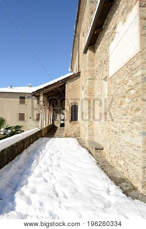 The church at Breganzona near Lugano on Switzerland