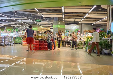SHENZHEN, CHINA - CIRCA MAY, 2015: blt supermarket in ShenZhen. blt an acronym of 