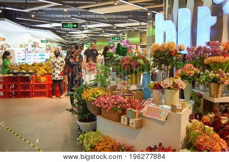SHENZHEN, CHINA - CIRCA MAY, 2015: blt supermarket in ShenZhen. blt an acronym of 