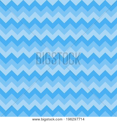 Seamless chevron pattern three colors blue color. Vector illustration