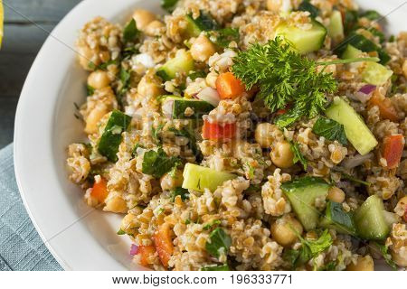 Homemade Bulgar Wheat Salad