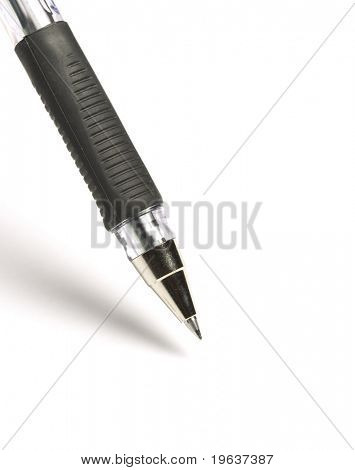 pluma aislada sobre fondo blanco