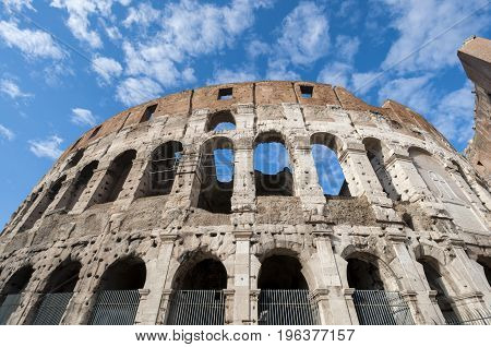 General view of the Colosseum, Rome, Italy