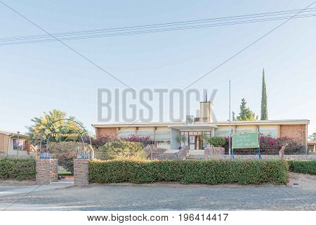 KEETMANSHOOP NAMIBIA - JUNE 13 2017: A primary school in Keetmanshoop the capital town of the Karas Region of Namibia