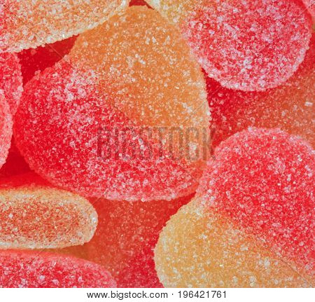 image of many Multicolor Fruit Jelly at day