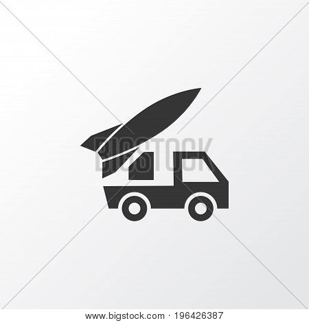 Artillery Icon Symbol. Premium Quality Isolated Ordnance Element In Trendy Style.