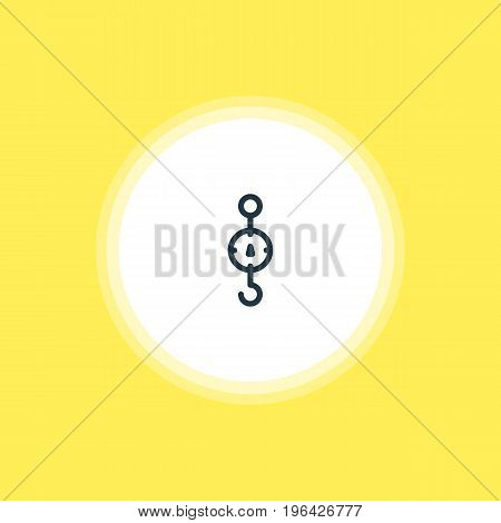Vector Illustration Of Scales Icon. Beautiful Restaurant Element Also Can Be Used As Steelyard Element.