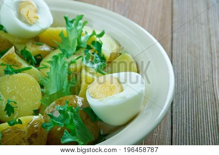 Finnish Salad With New Potatoes