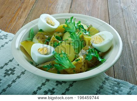 Finnish Salad With New Potatoes