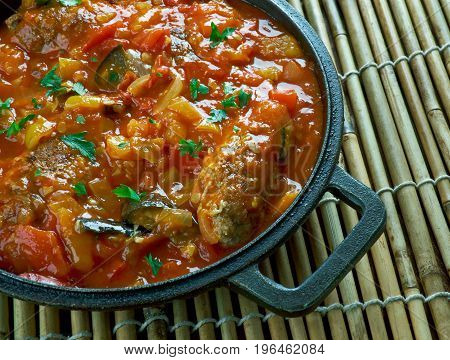 Turkish Kofte  With Vegetables