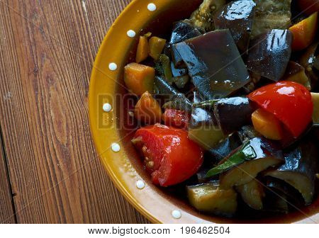 Cilento Ciambotta - dish of southern  Italian cuisine