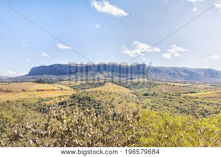 Sunrise on Serra da Canastra. Serra da Canastra National Park is a national park in the Canastra Mountains of the state of Minas Gerais Brazil.