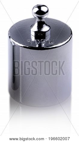 weight 100 grams isolated on white background