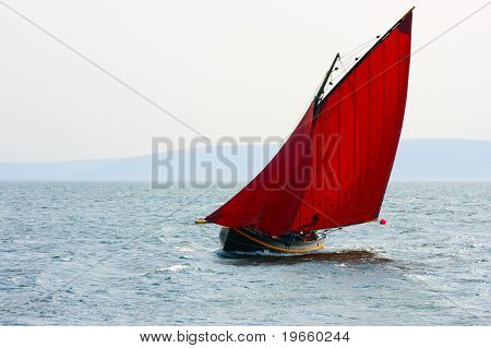 Galway Hooker barca alla Ocean Race