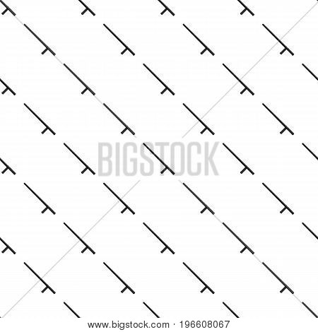 Long rubber baton pattern seamless repeat in cartoon style vector illustration